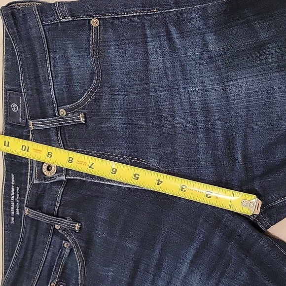 AG Adriano Goldschmied Farrah High Rise Skinny Crop Jeans sz 24 - Picture 7 of 10